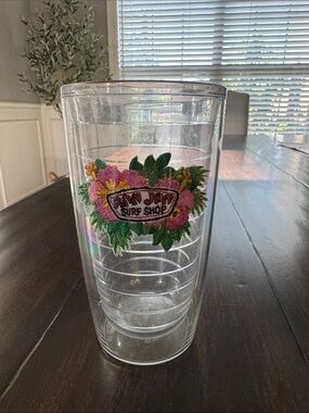 tervis 16 oz Clear Tumbler with Ron Jon surf shop decal